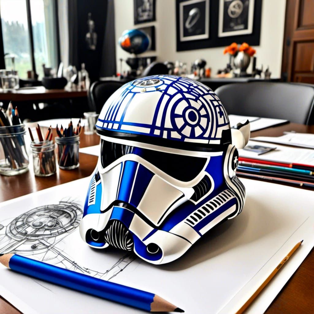 Star Wars Pilot Helmet Design