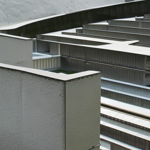 Modern Architecture: Escher Maze in Three-Point Perspective