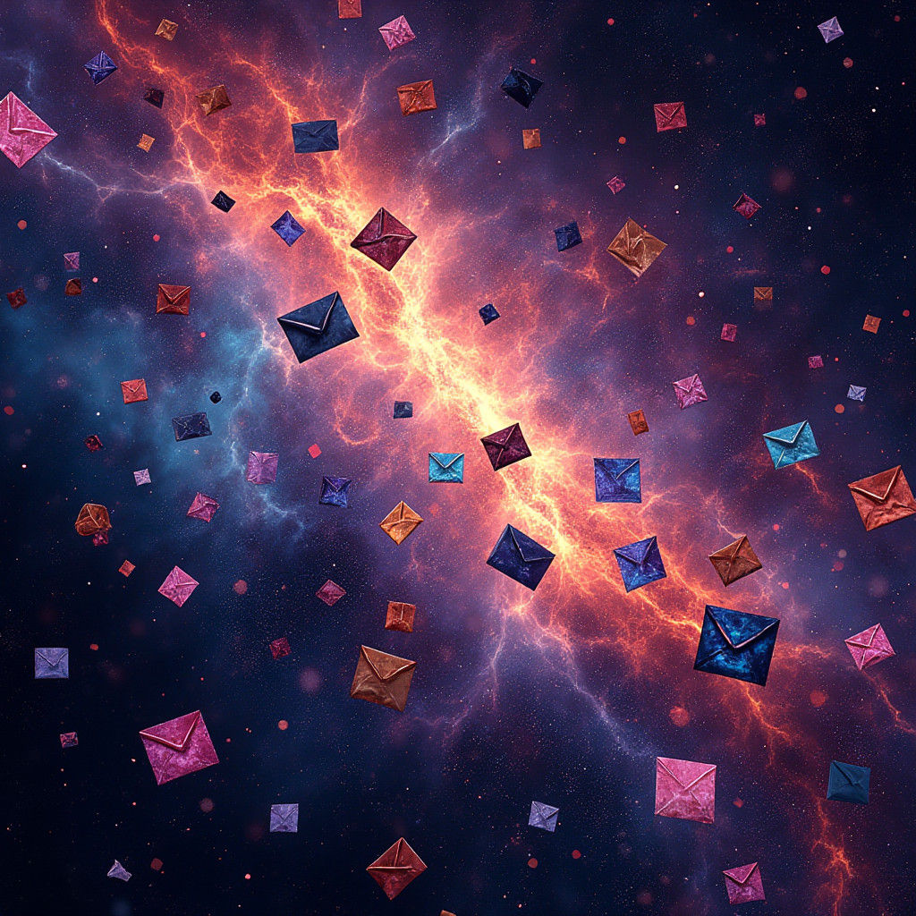 Iridescent Nebula of Envelopes: A Rothko-Murakami Inspired U...