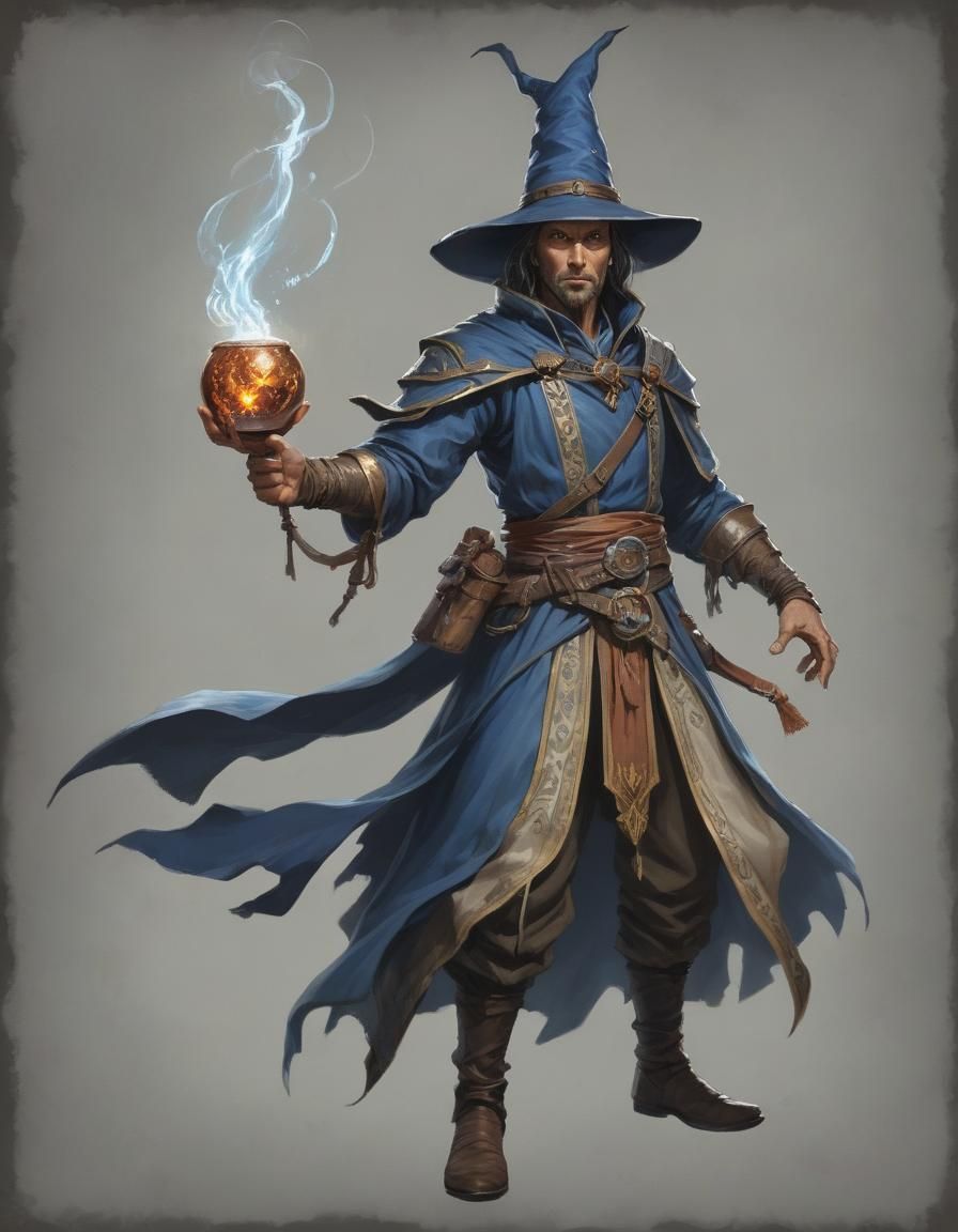 D&D Sorcerer Character Portrait