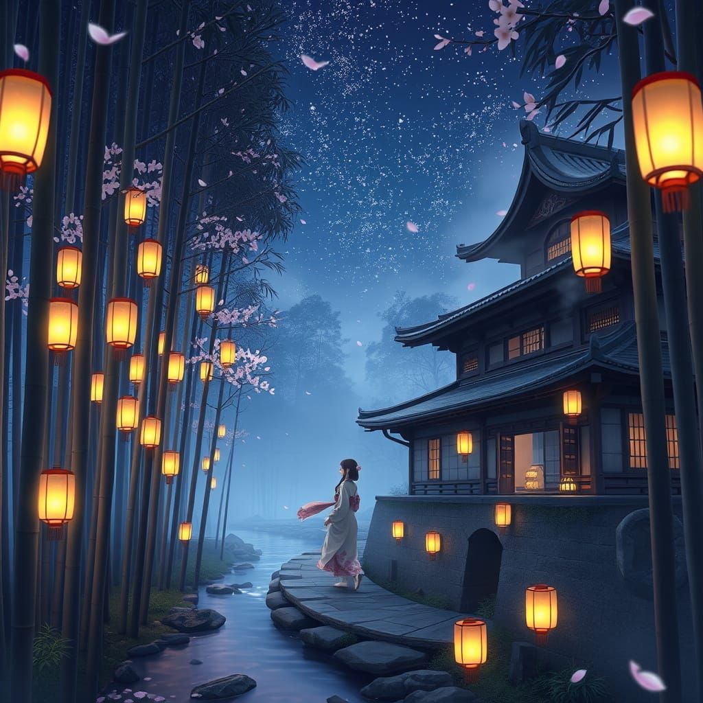 Twilight Path to the Spirit Teahouse: 3D Anime