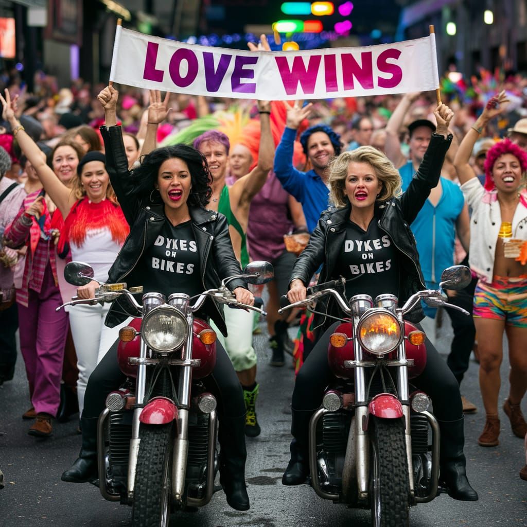 San Francisco Pride 1976: Dykes on Bikes