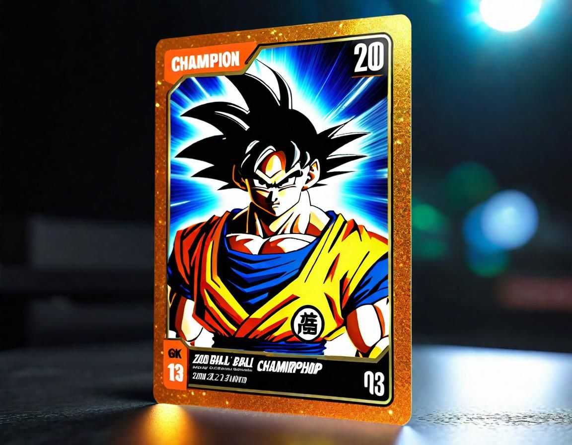 Rare Dragon Ball Z Championship Trading Card