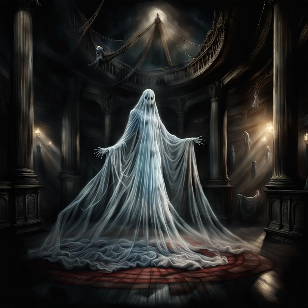 Ghostly Acrobat in Circus of the Dead