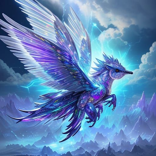 Ethereal Lightning Hedgehog Soars Through the Skies in Hyper...