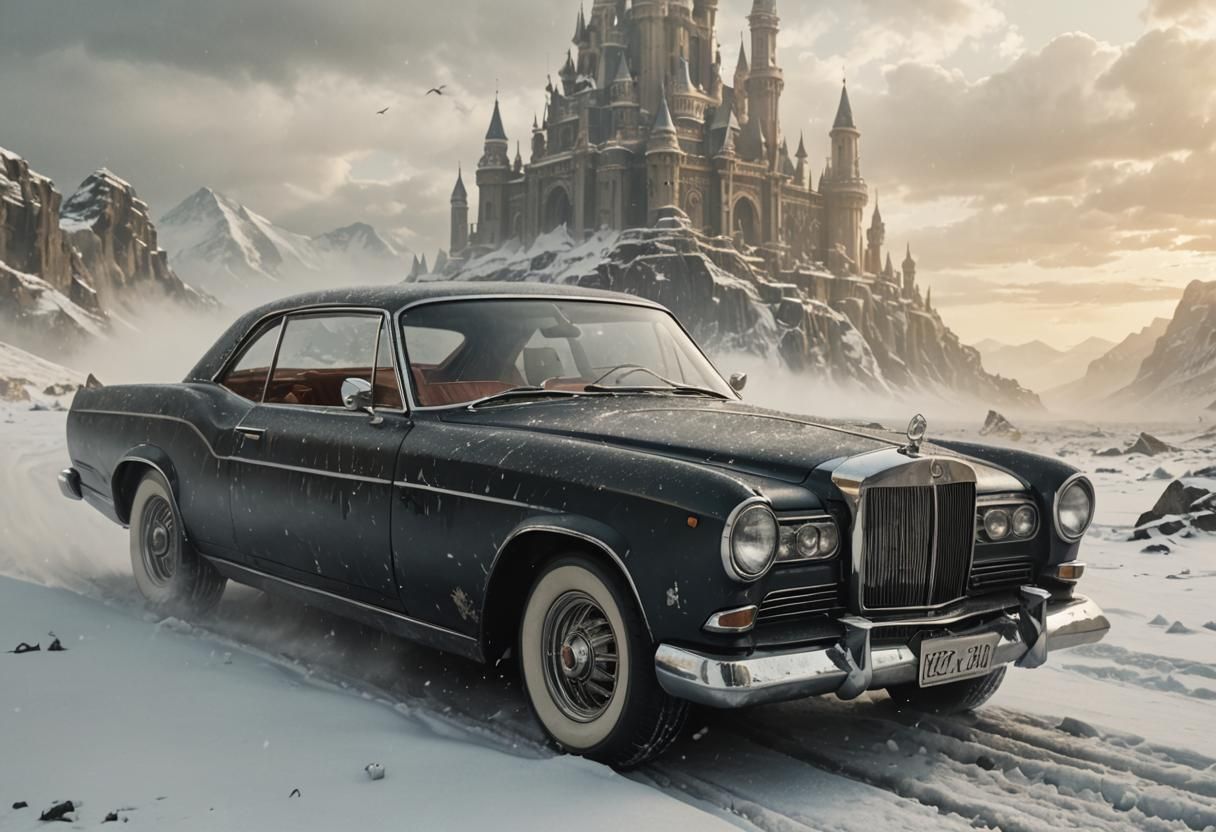 Dramatic Maximalist Digital Matte Painting