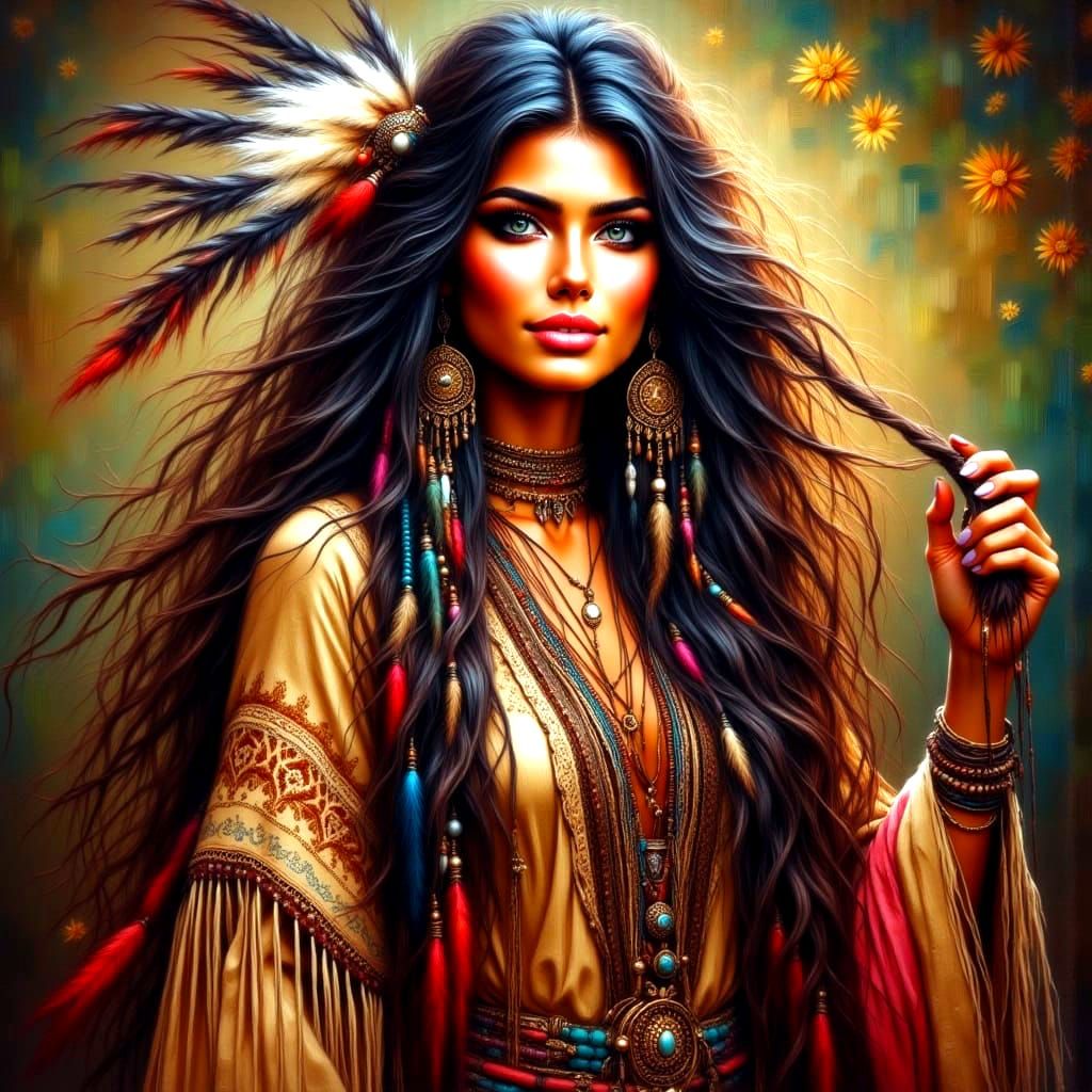 Unami Native American Princess