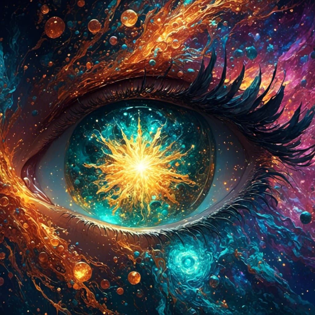 Galaxy Eye Close-Up