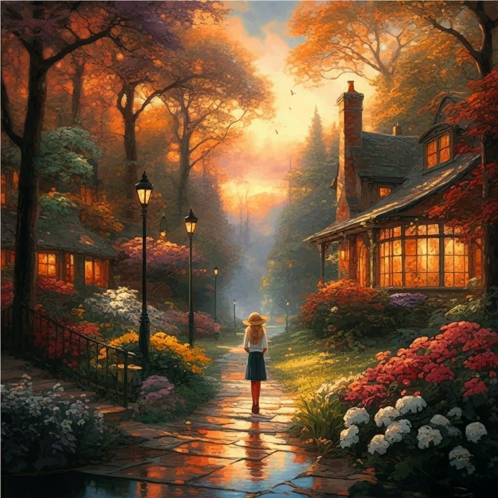 Danny in Kindergarten, Digital Art