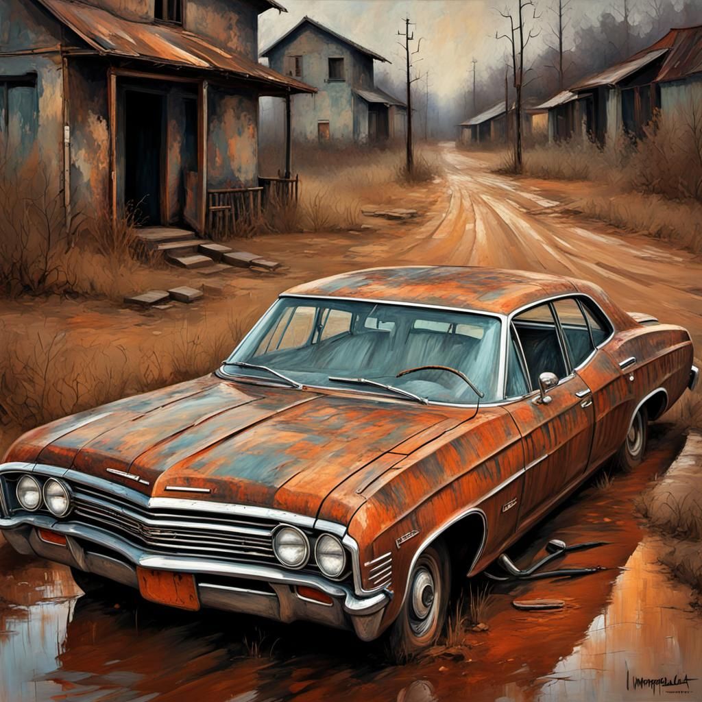 1967 Impala: Grotesque Impressionist Masterpiece