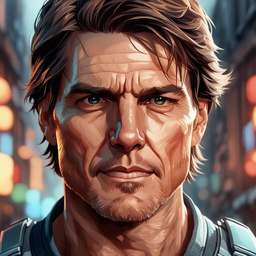 Detailed Portrait with Dynamic Lighting