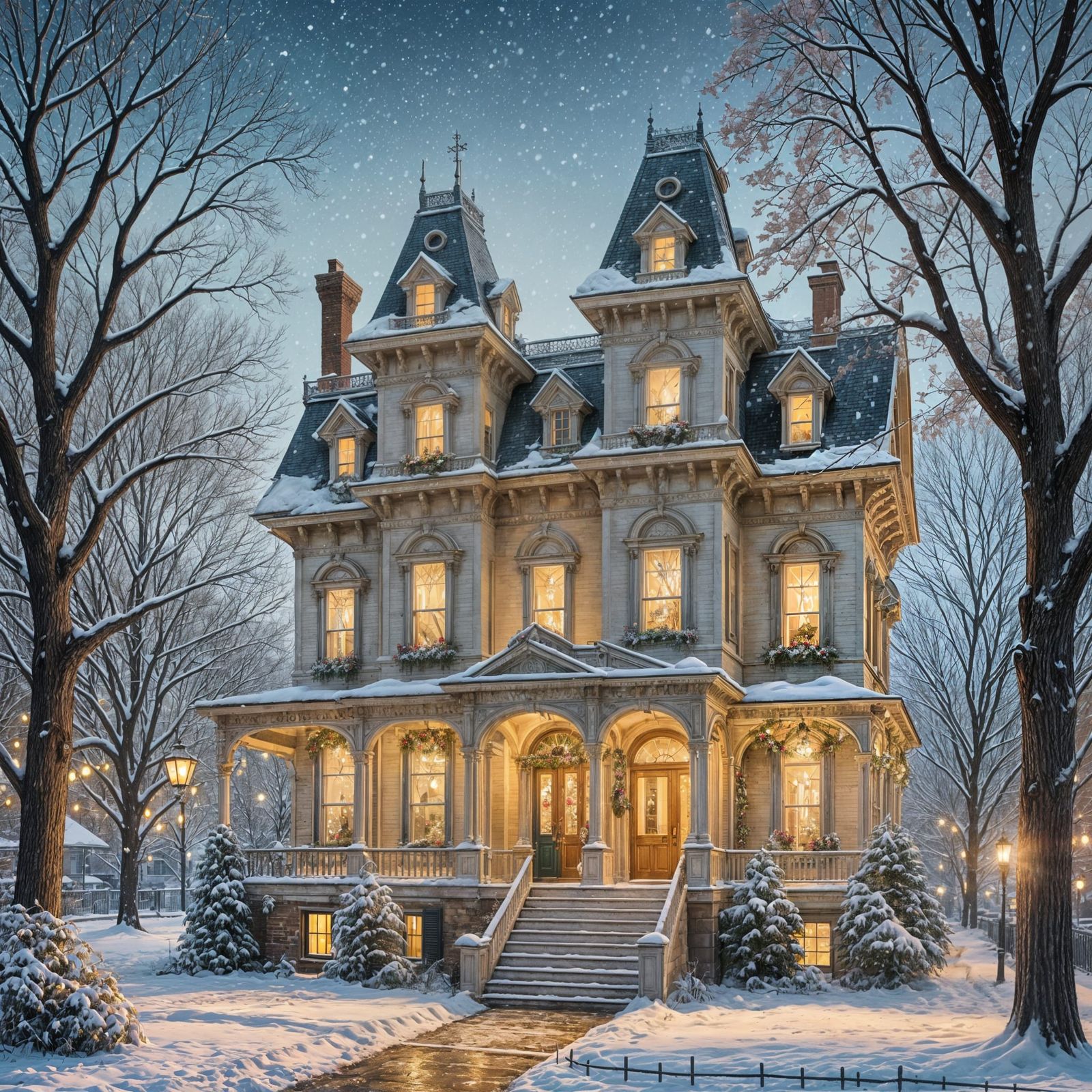 Victorian House Through the Seasons: A Christmas Story