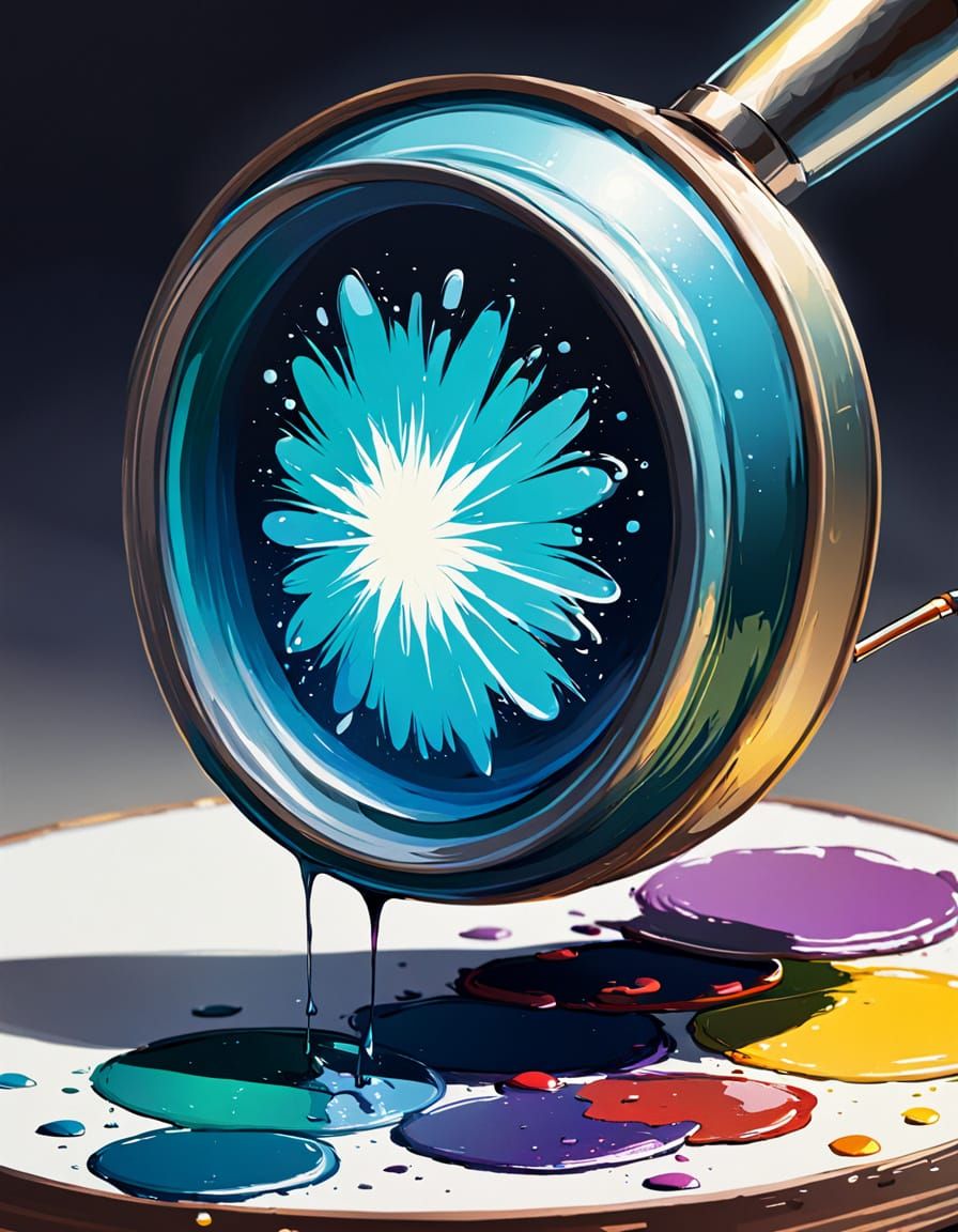 Magical Art Comes Alive in Shimmering Cartoon Style