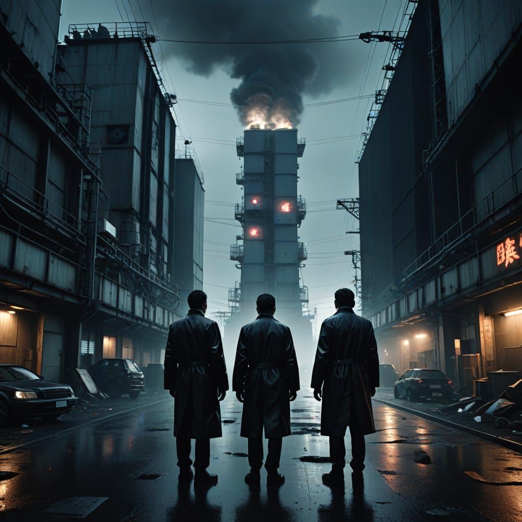 Ominous Sci-Fi Scene at Fukushima Nuclear Plant