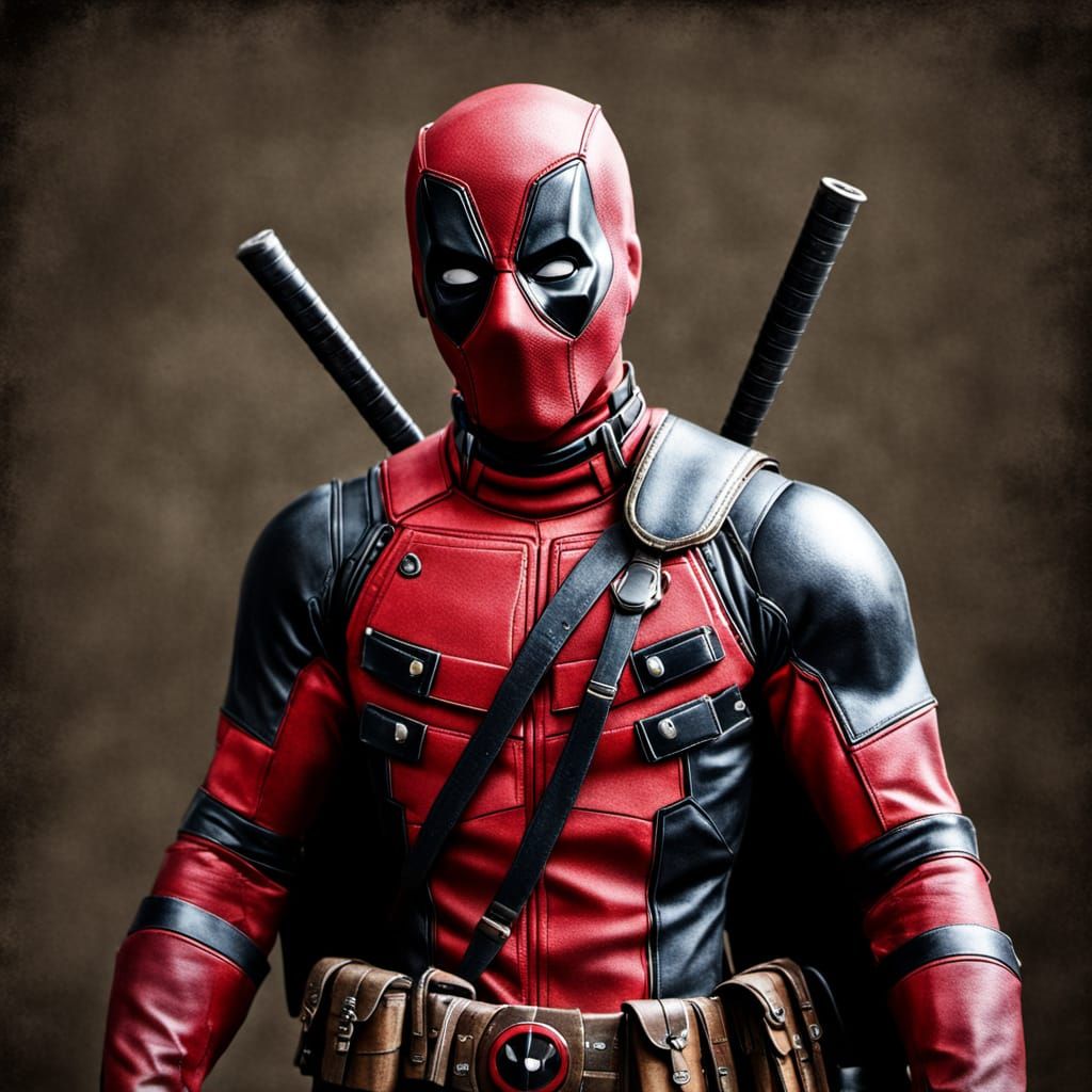 Deadpool in the American Civil War as Daguerreotype
