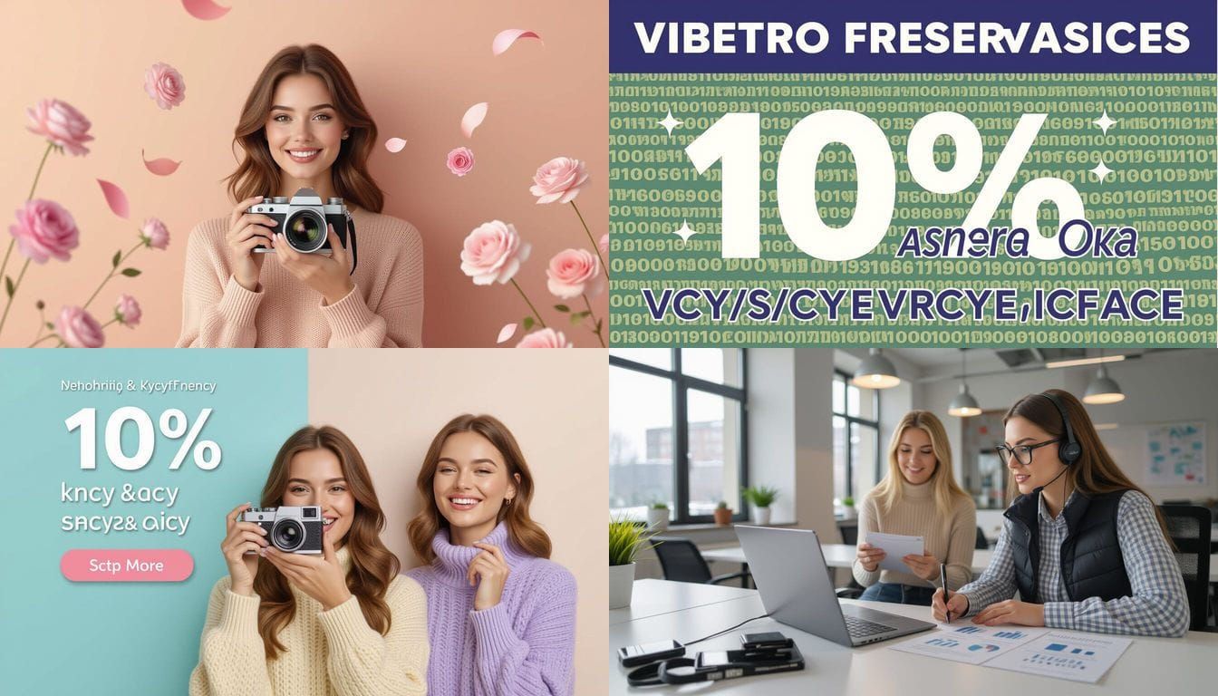 Stylish 10% Off Photography Services Coupon Design