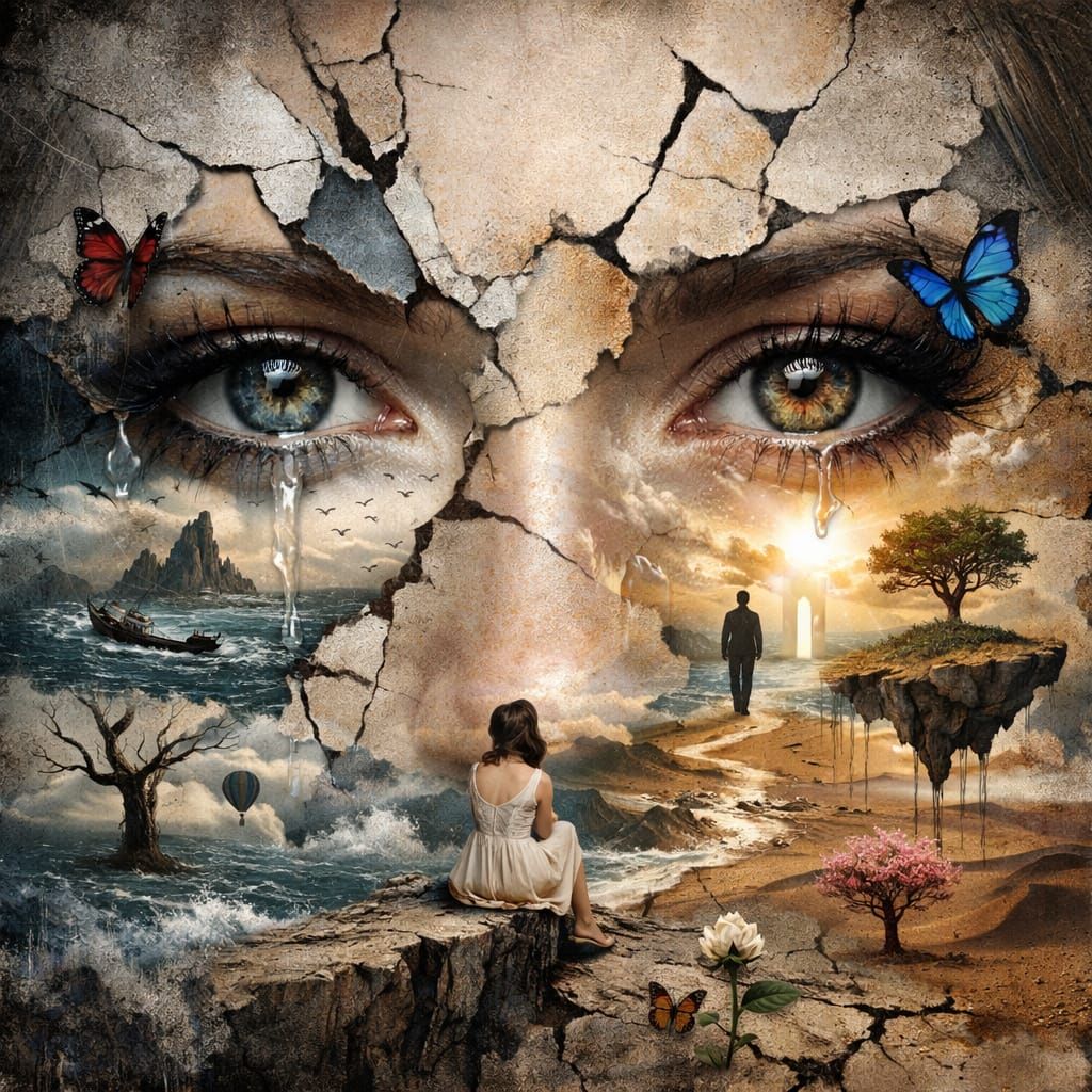 Don't look too close, you might just find me breaking inside.