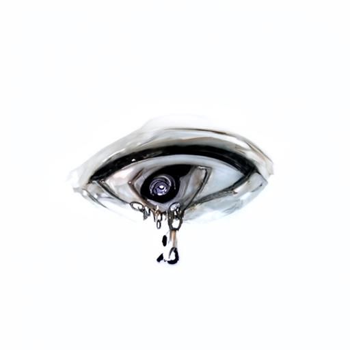 Single Crying Eye Close-up
