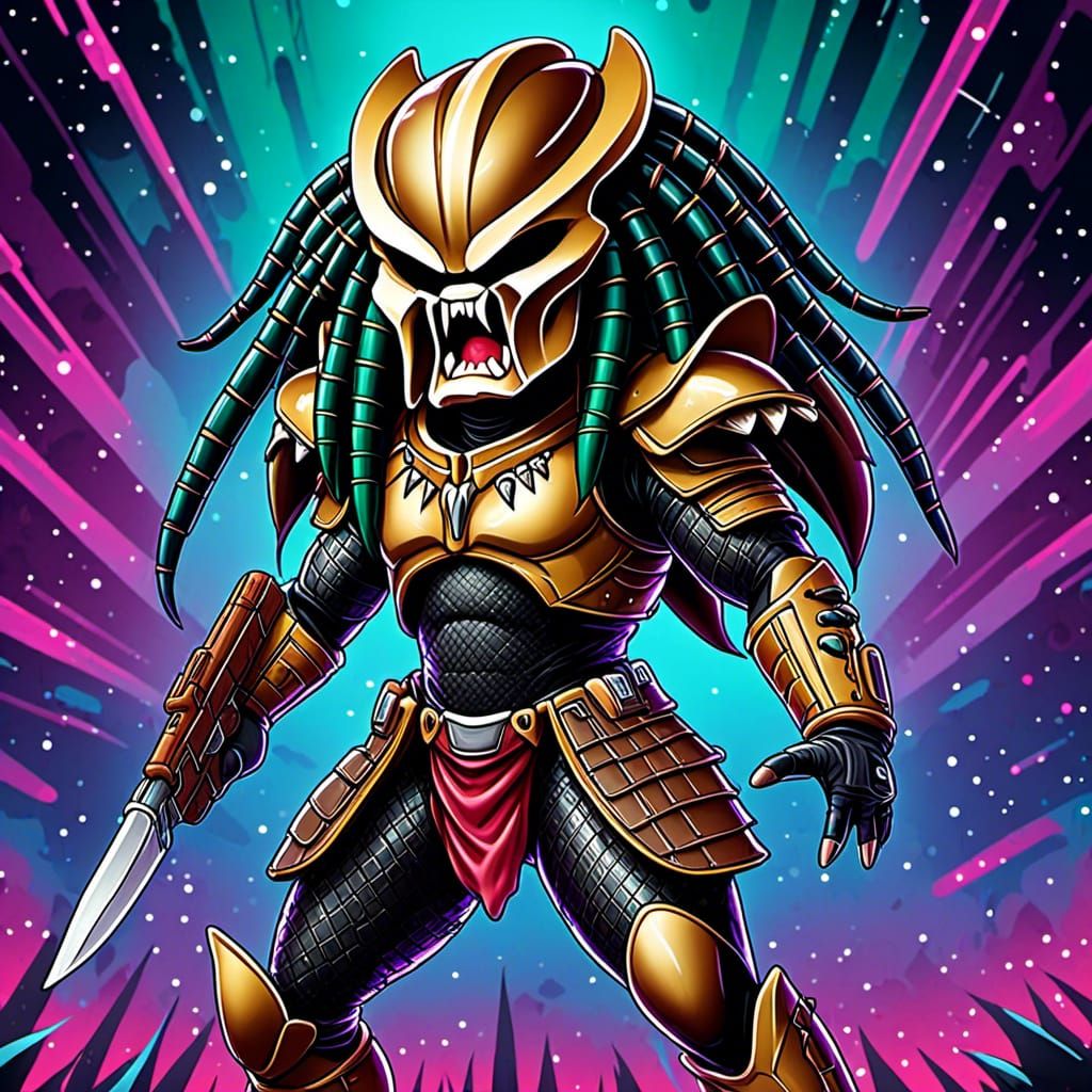Predator Character Design from AI Prompt