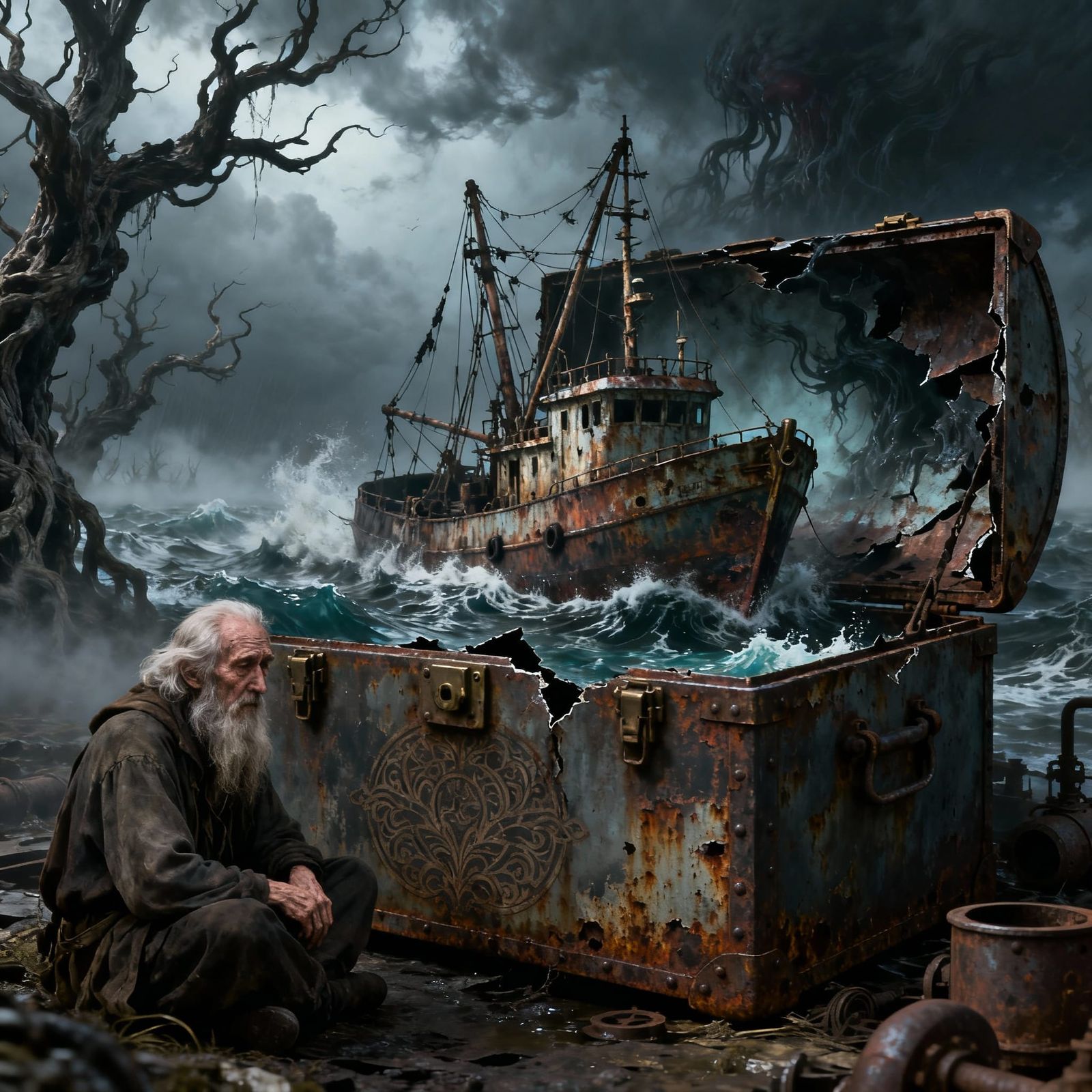 Hermit and Ghost Ship in Industrial Relic