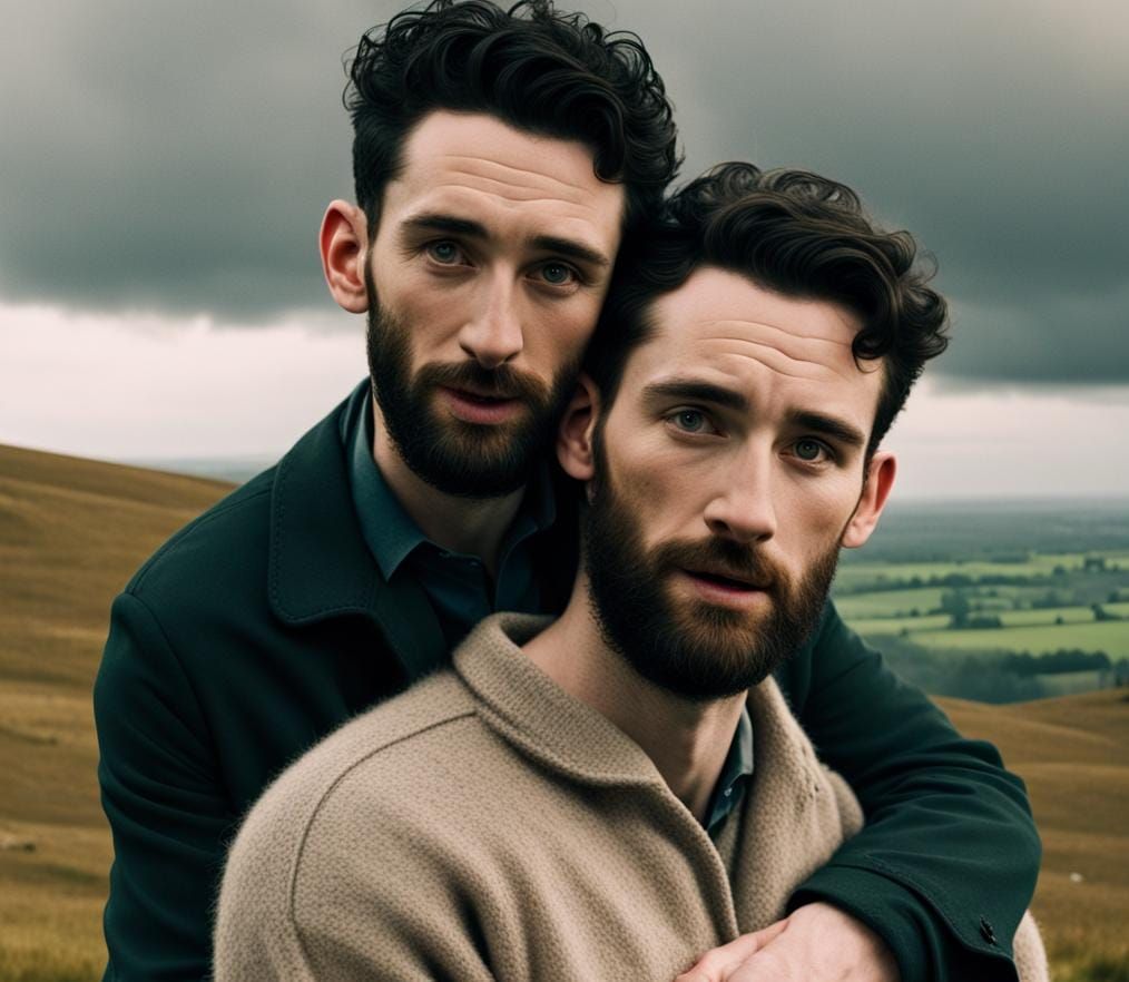 Ethereal Embrace in Divine Sunlight