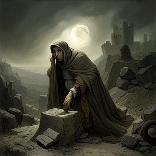 El Cucuy: A Dark Age Horror Illustration