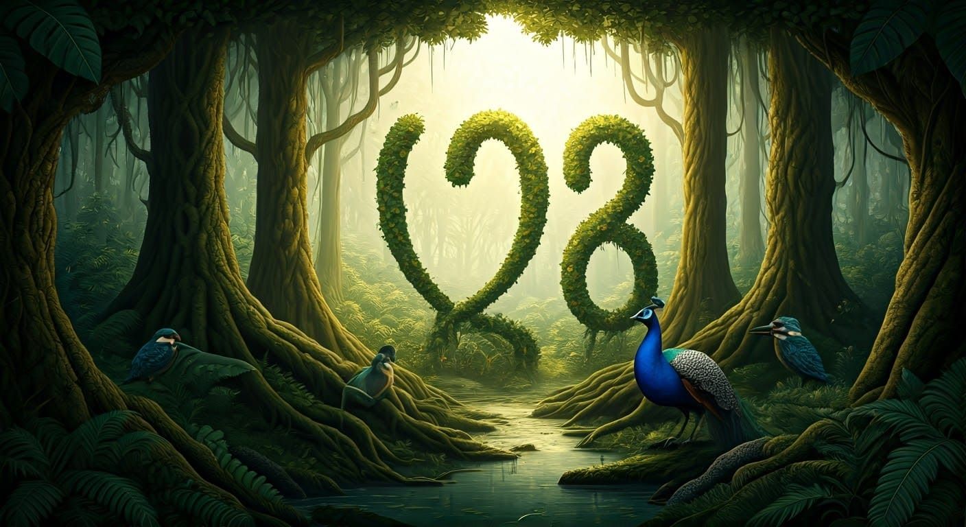 Enchanted Forest: Living Letters and Flying Books