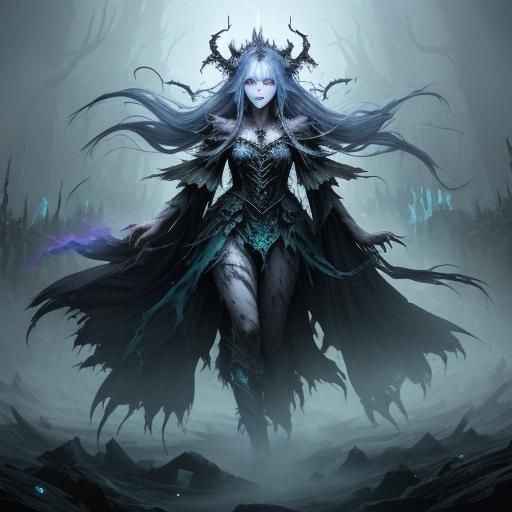 Ethereal Banshee in Ancient Catacombs