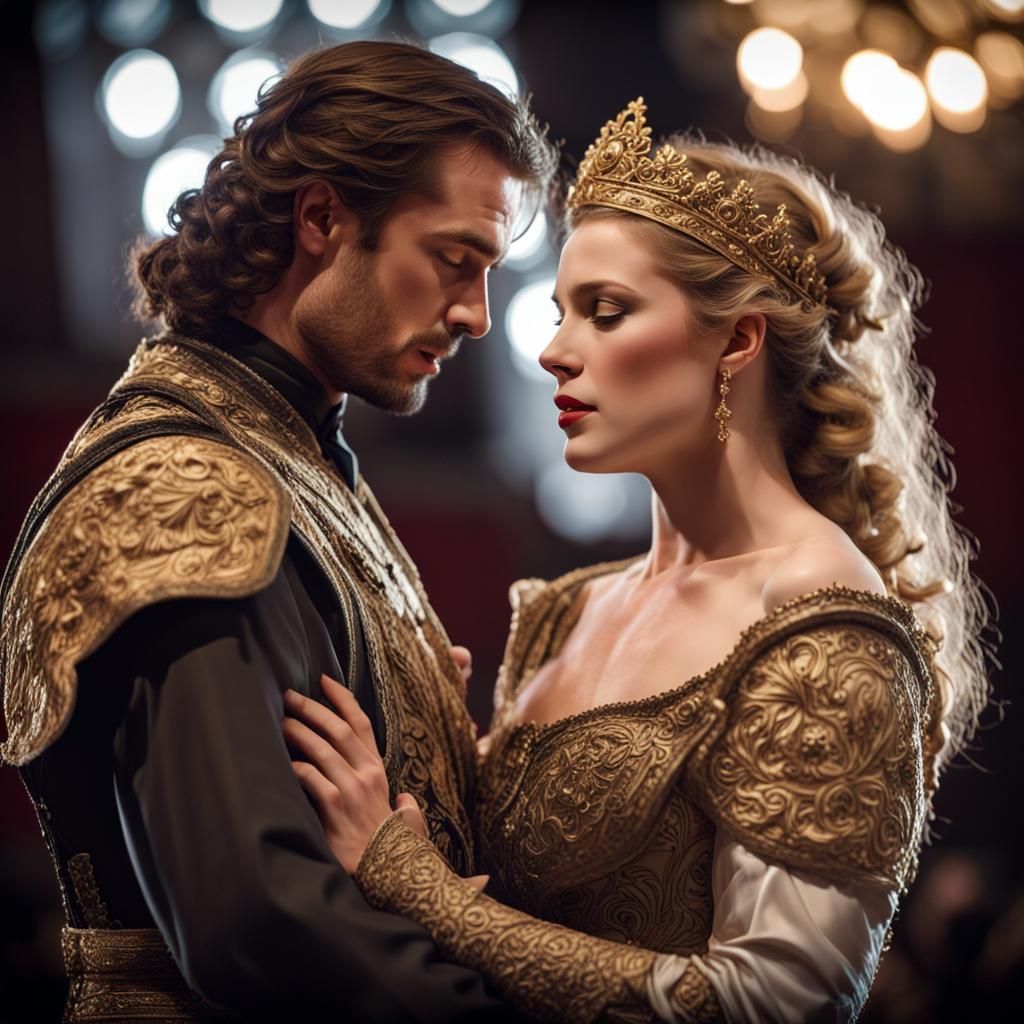 Opera Performance: Tristan and Isolde in Photorealism