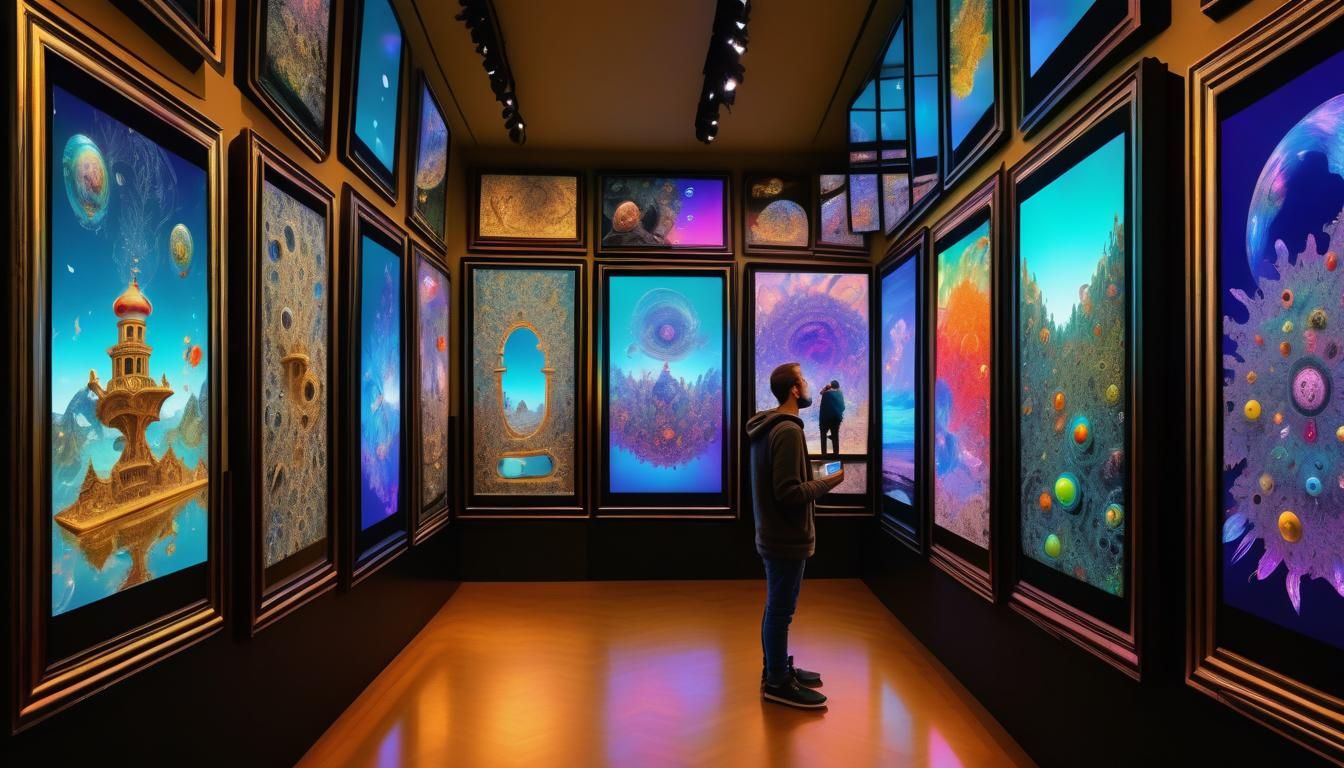 Surreal iPhone Museum with Optical Illusions