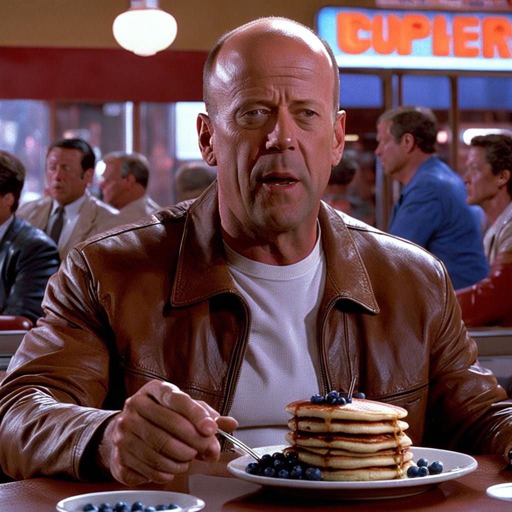 What if Butch and Fabienne got their blueberry pancakes and then hit the road?