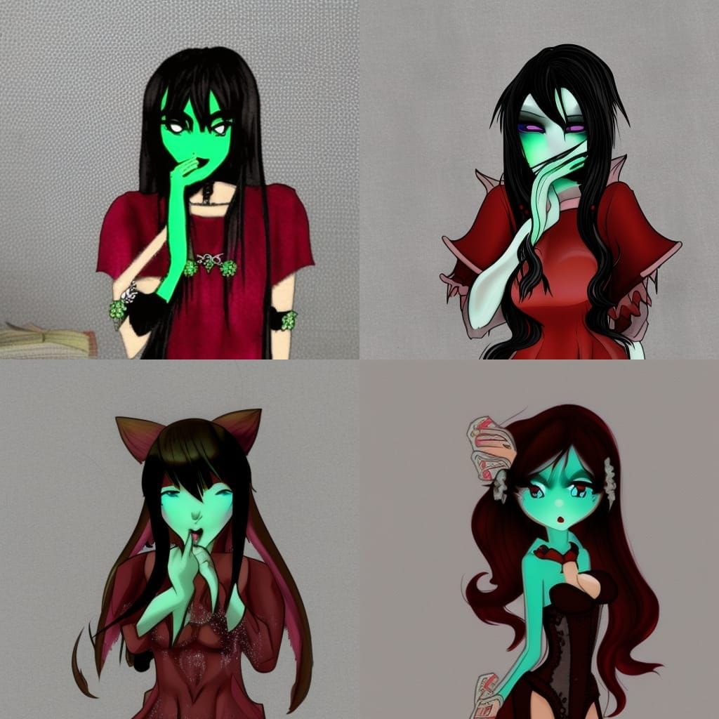 Emotional Portrait of a Transfemale Character