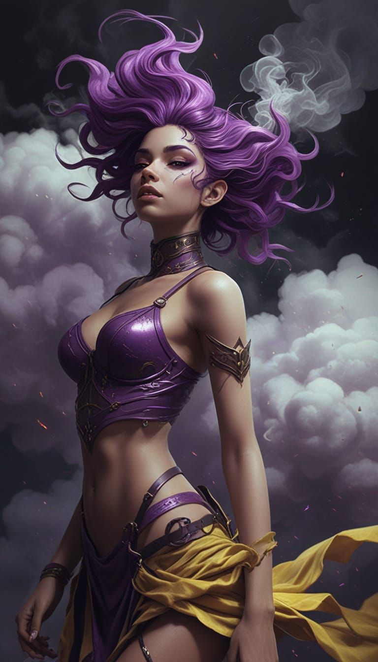 Lilith in Dark Fantasy Digital Art