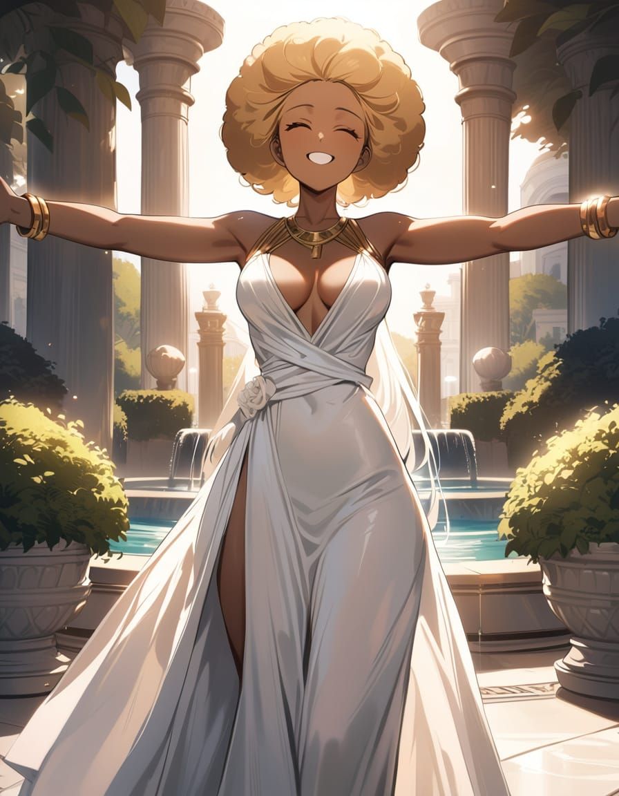 Goddess of Beauty in Greco-Roman Style