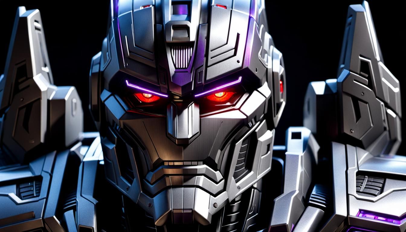 Megatron G1 with Sinister Smile in High Detail