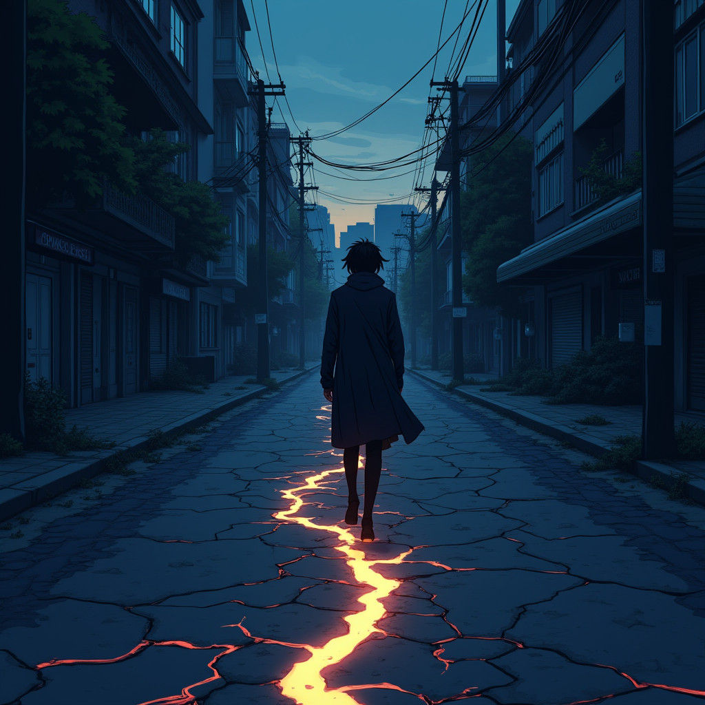 Eerie Figure Reveals Hidden Truths in Shattered Cityscape