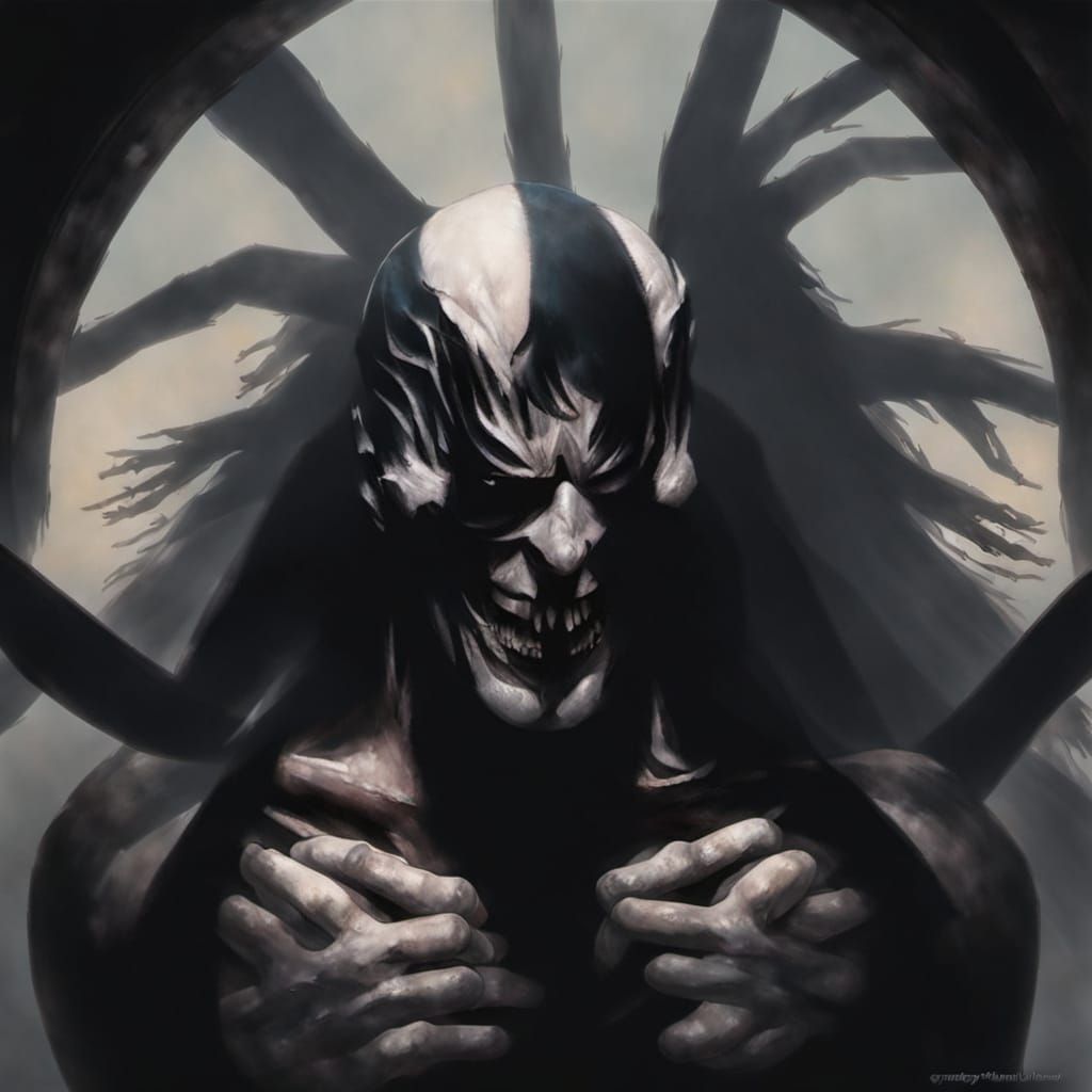 Ethereal Shadow Entity with Sinister Energy