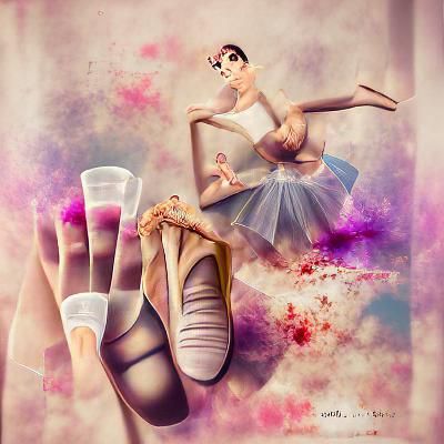 Colorful Ballet Photoillustration