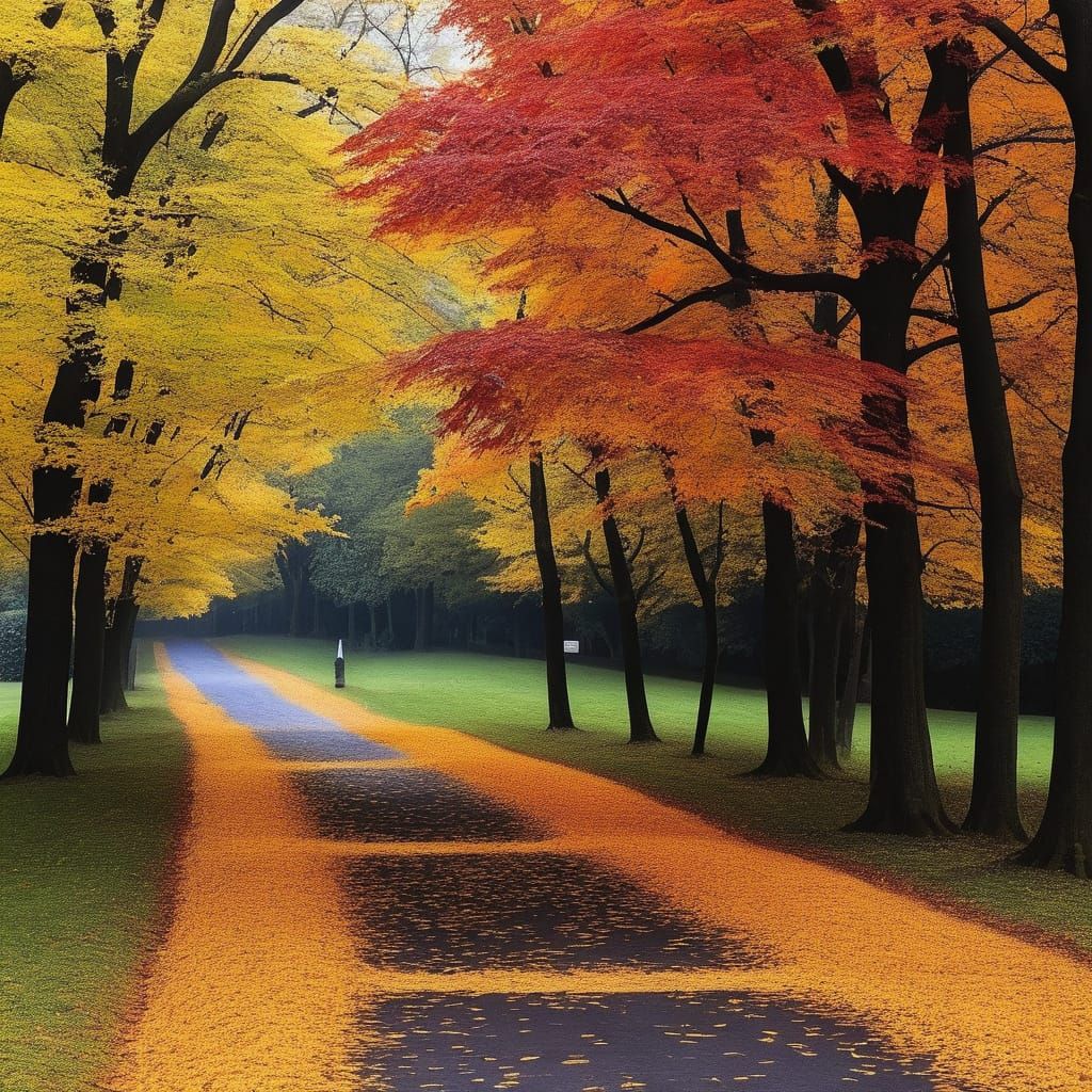 AI Generated Image of Autumnal Beauty