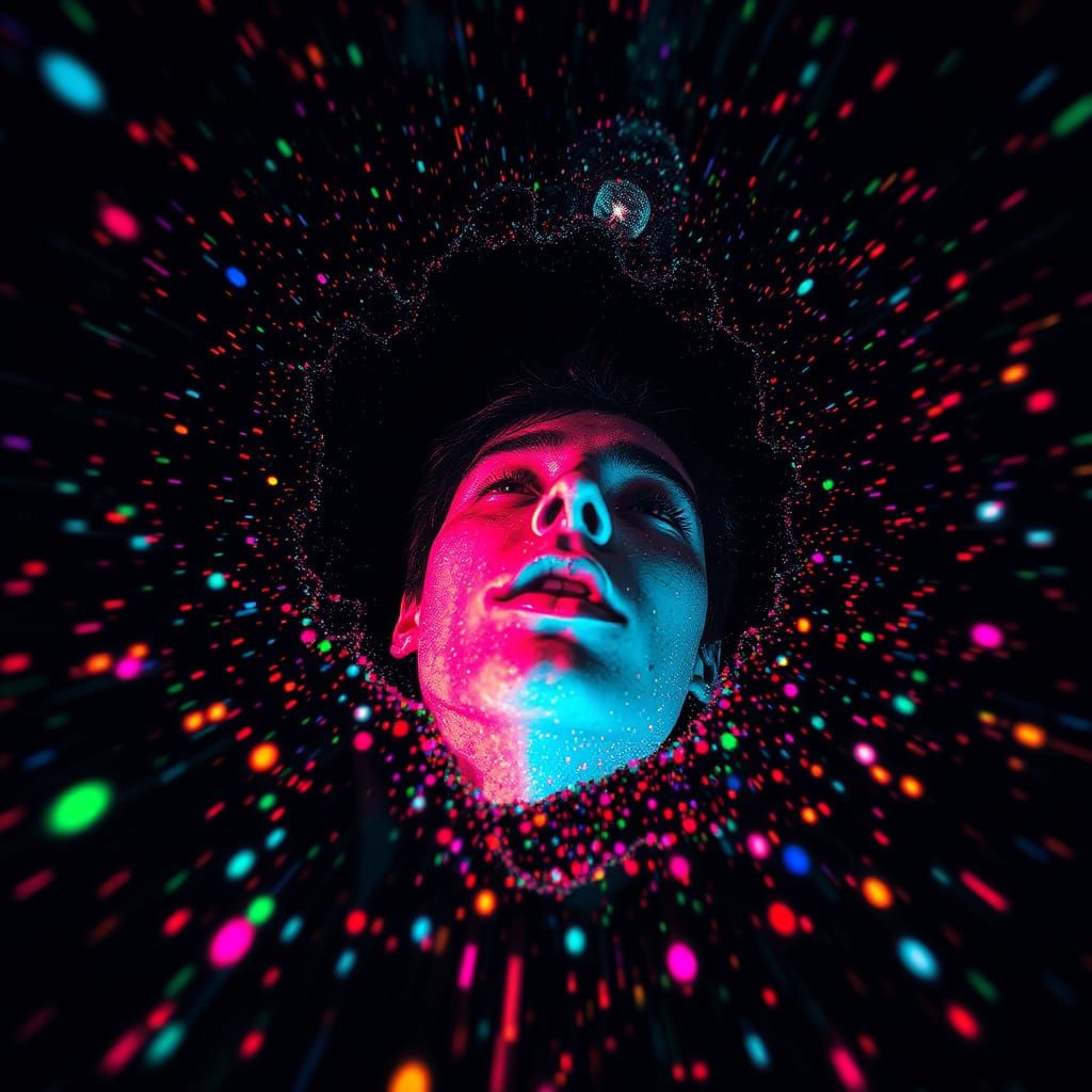 Ethereal Void Surrealism in Vibrant Colors