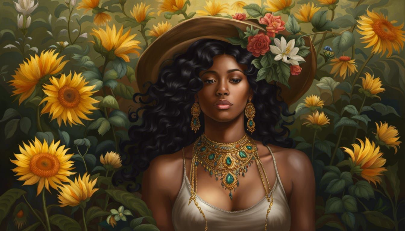 Mad Hatter Alice: Digital Portrait in Biopunk Style