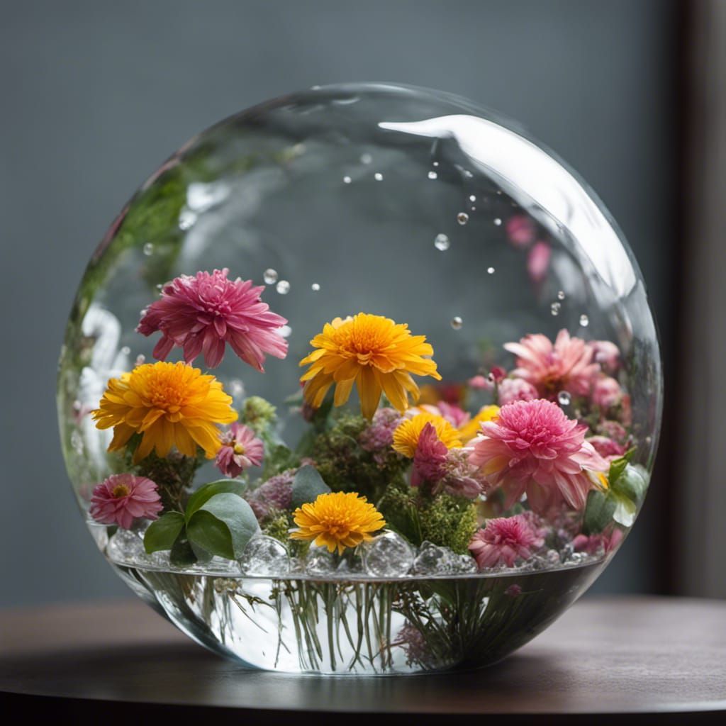 Flowers Growing in Water