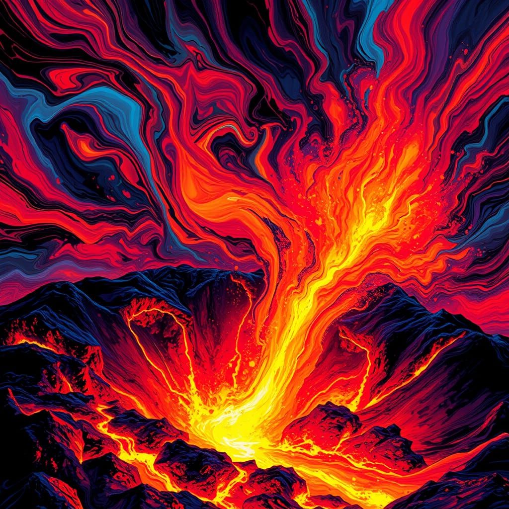 Lava Inferno in Neon Vortex