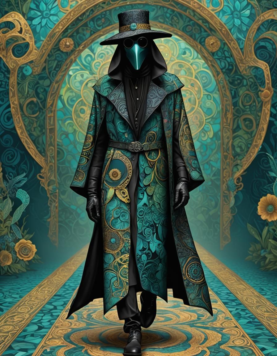Haute Couture Plague Doctor