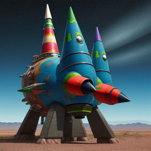 Psychedelic Rocketship Blasts Off
