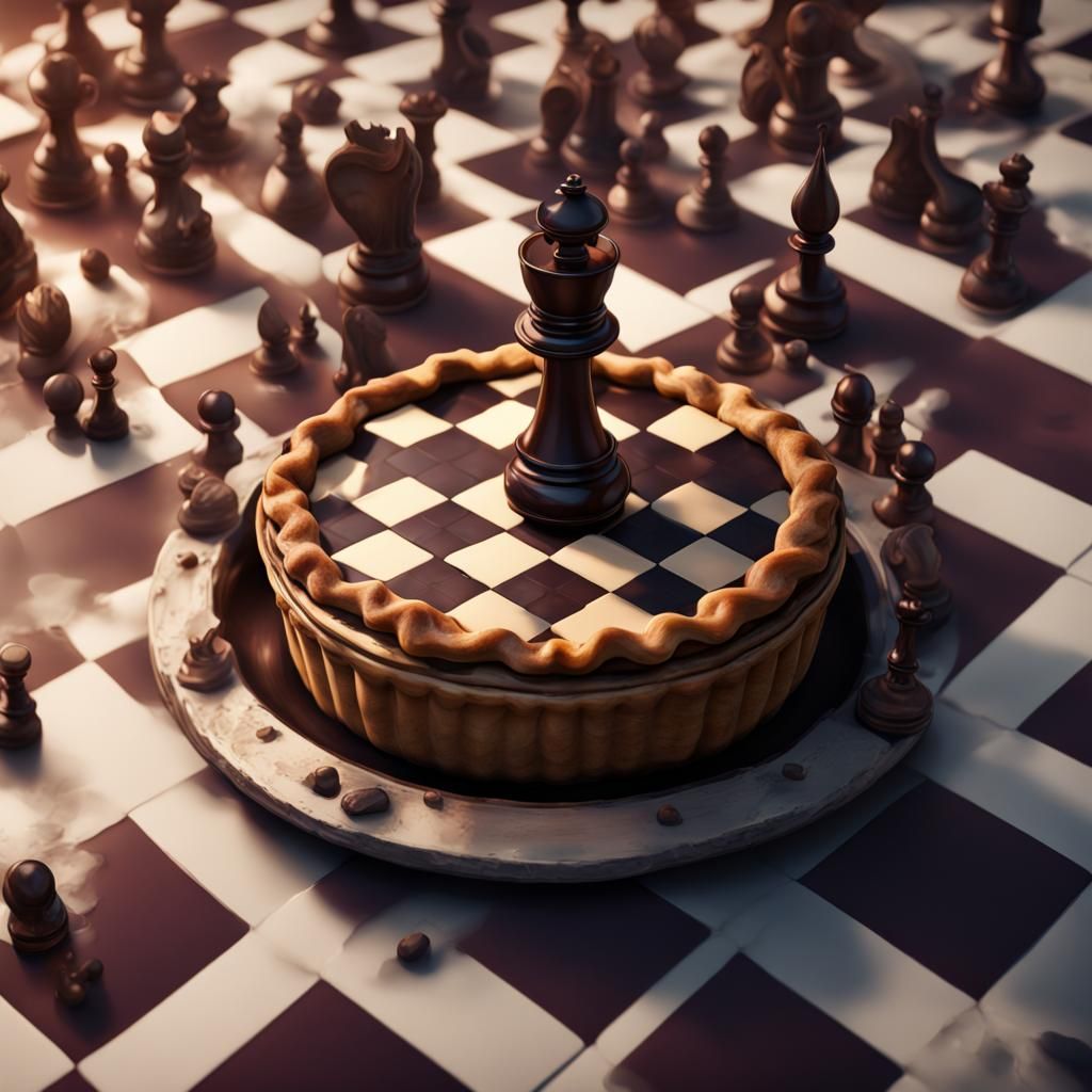 Fantastical Chess Pie Concept Art in 8k