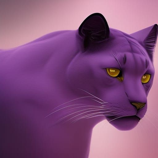 Purple Panther on the Prowl in 16k
