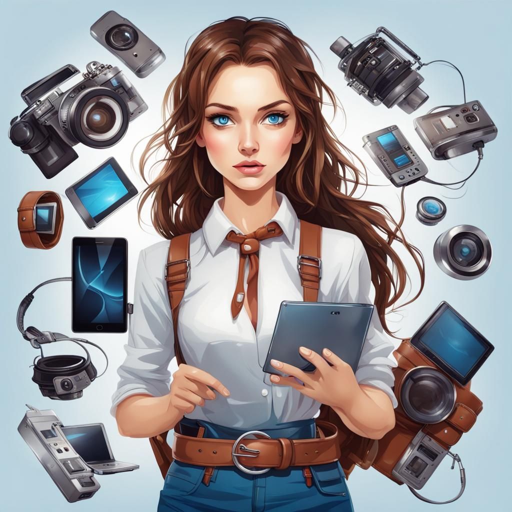 Girl with Gadgets: A Vision of the Future