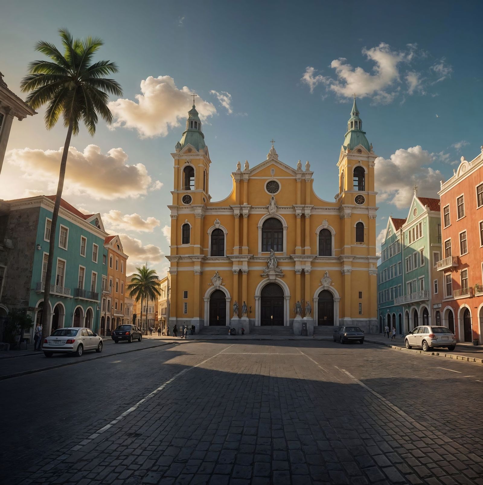 Willemstad Cathedral: Caribbean-Dutch Architecture in Digita...