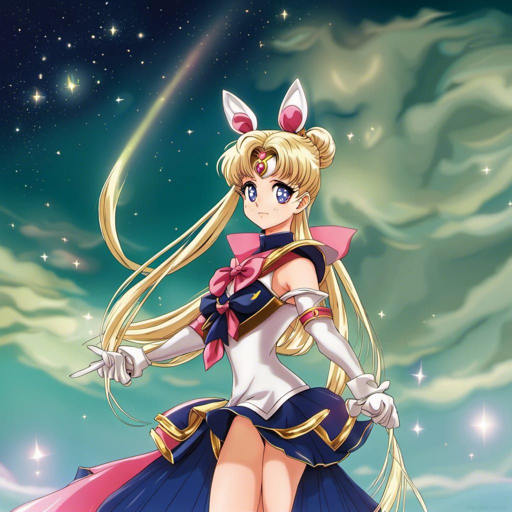 Usagi Tsukino: Magical Girl in Anime Style